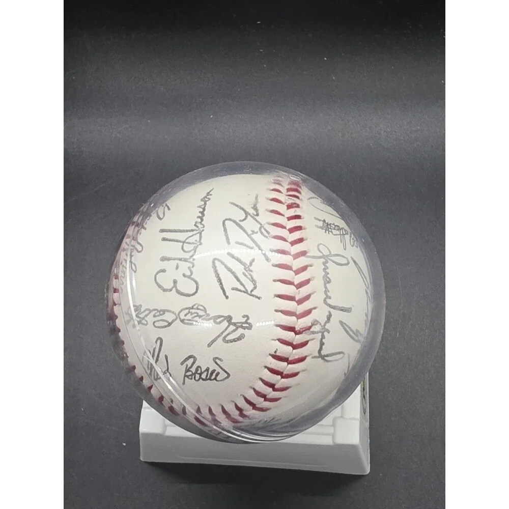 1992 FACSIMILE SIGNED SEATTLE MARINERS TEAM SIGNED BASEBALL KEN GRIFFEY JR NIB